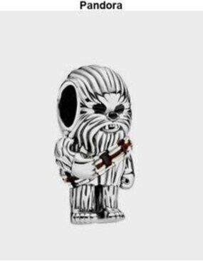 New Pandora ??Star Wars Chewbacca silver charm for jewelry bracelet